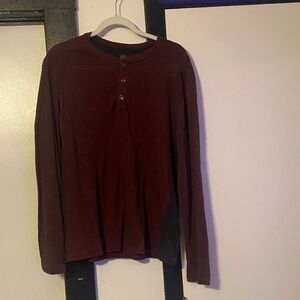 Rock & Republic Maroon Long Sleeve Shirt